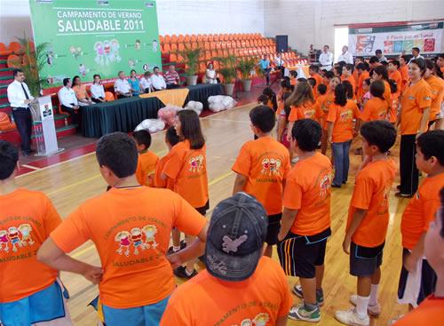 Asisten más de 150 niños a Campamento de Verano Saludable